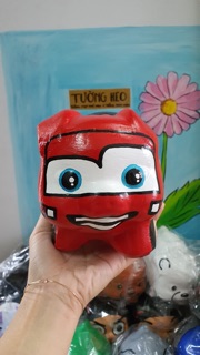 Heo đất handmade - xe ôtô