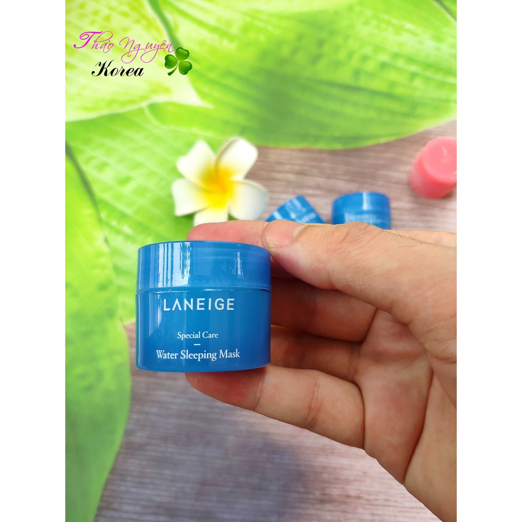 Mặt Nạ Ngủ cấp nước Laneige Water Sleeping Mask Mini Xanh Hàn Quốc 15ml