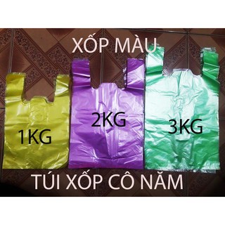 1KG TÚI XỐP LOẠI XỐP MÀU
