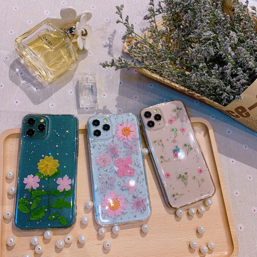 Ốp silicon hoa khô iphone / samsung