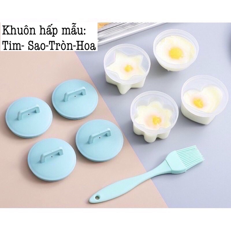 Khuôn hấp trứng cho bé nhiều mẫu