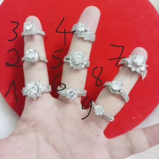 Nhẫn nữ đính đá cao cấp