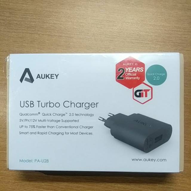 Bộ Sạc Aukey Pa-u28 Turbo