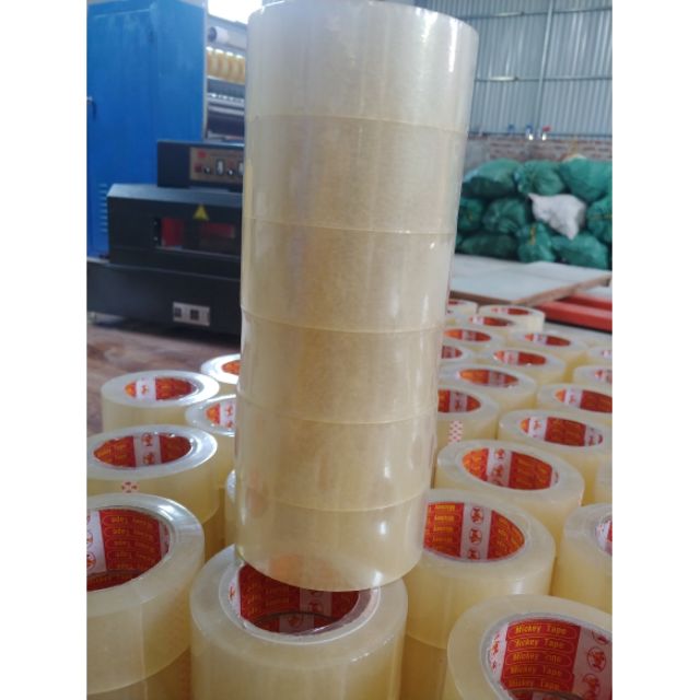 Combo 6 cuộn 100y Băng dính lõi giấy 3mm