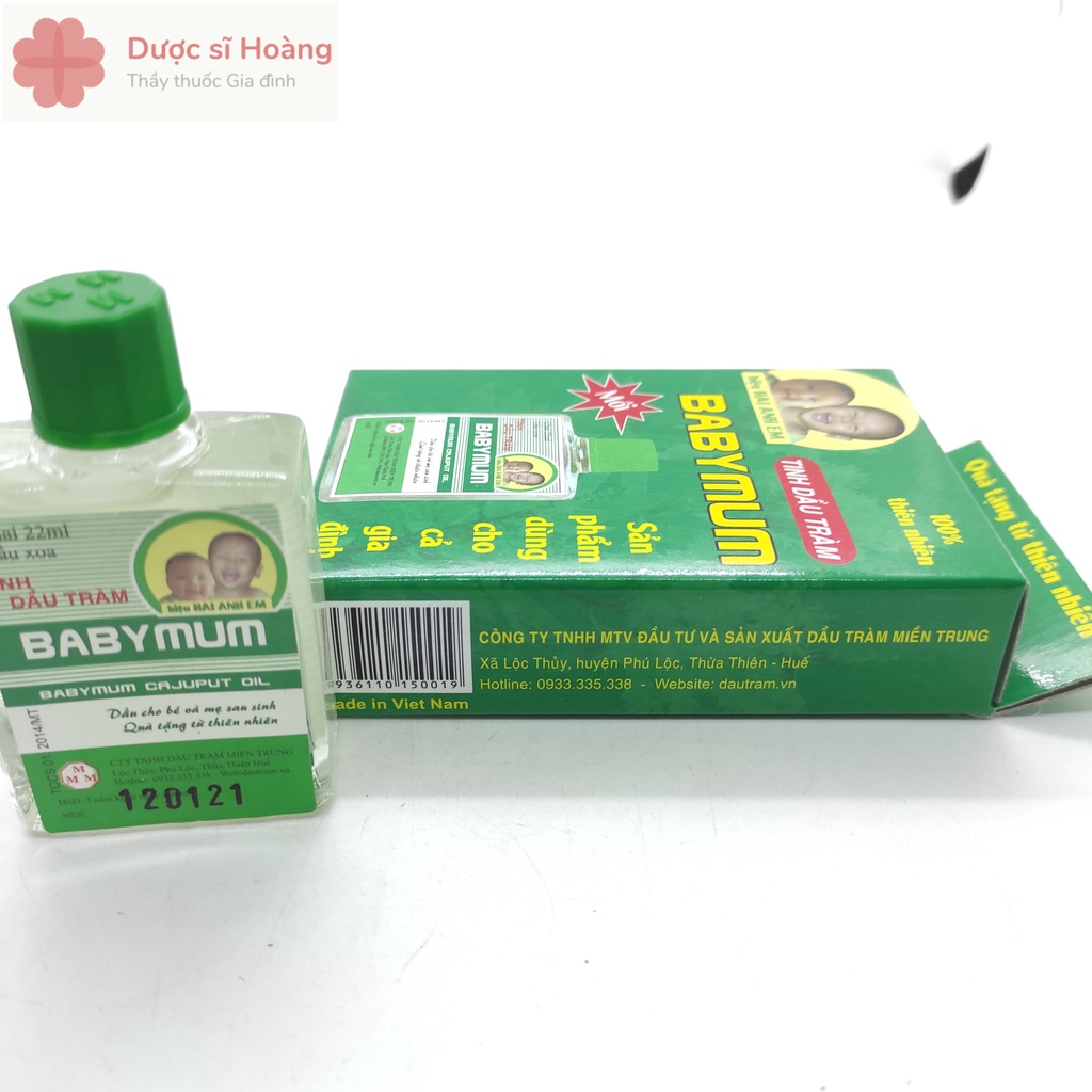 Tinh Dầu Tràm BaByMum - Dành cho Mẹ và Bé sau sinh - 22ml