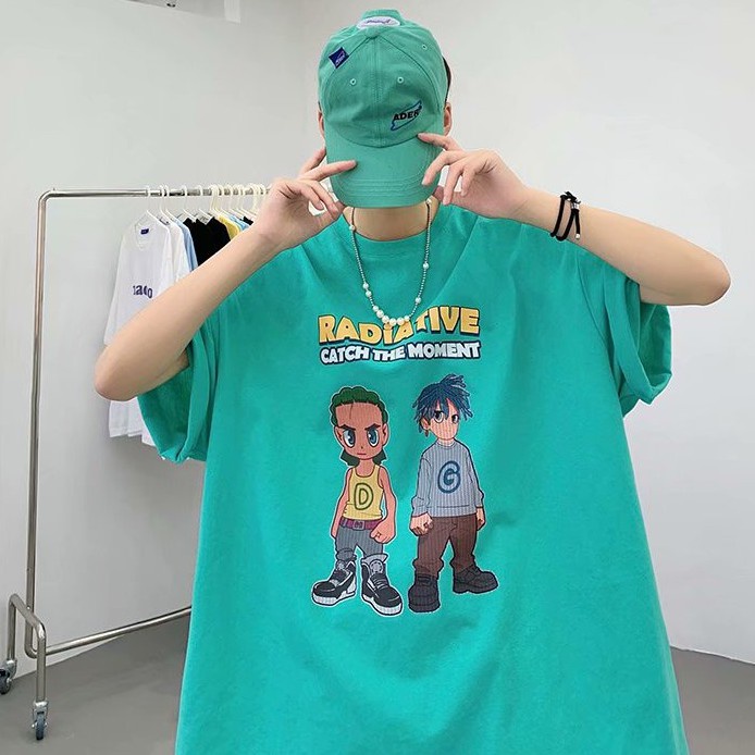 Áo Thun Tay Ngắn In Hình Anime Thời Trang Unisex