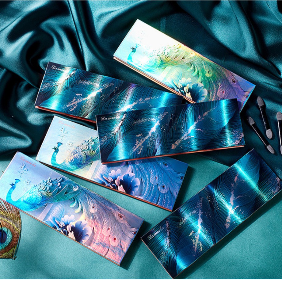 Phấn Mắt 9 ô CÔNG TƯỚC 5254 nội địa auth mịn da bắt mắt tôn da sỉ tốt - GIÁ GỐC 12