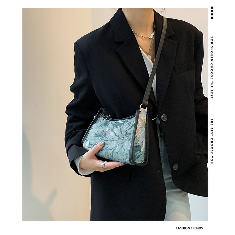 Túi xách đeo chéo, túi kẹp nách thời trang đi chơi, đi làm phong cách Hàn Quốc