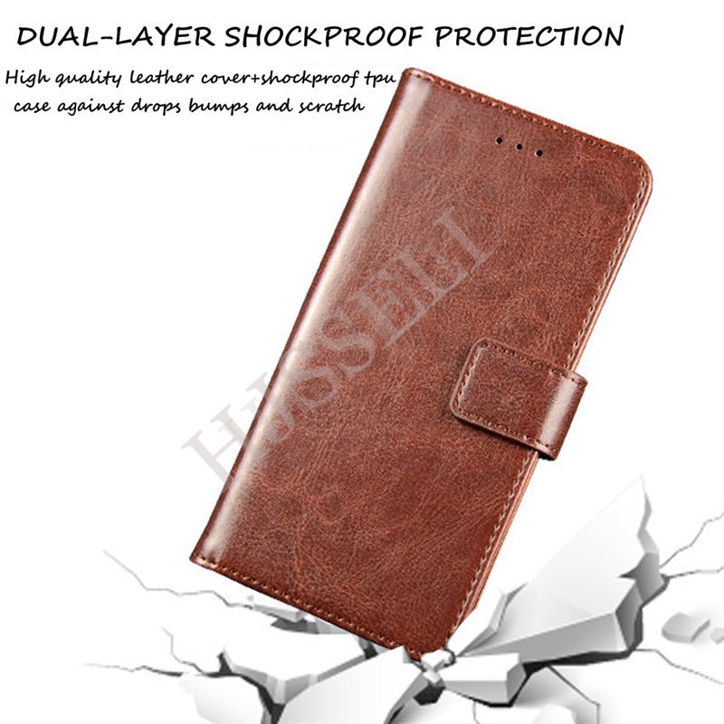 Bao da điện thoại nắp lật kiêm ví cho OPPO A54 4G