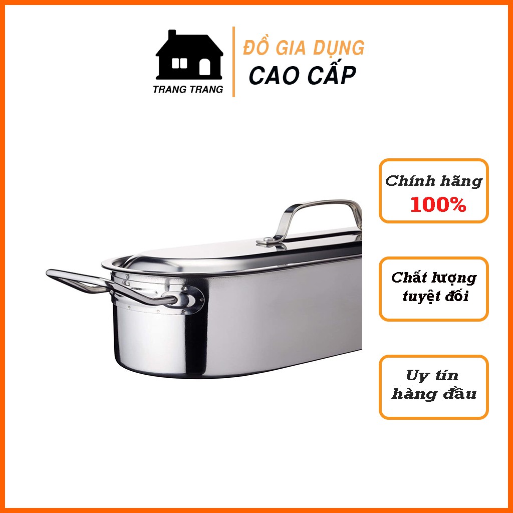 Nồi Hấp cá Kitchen Craft 45cm có nắp đậy