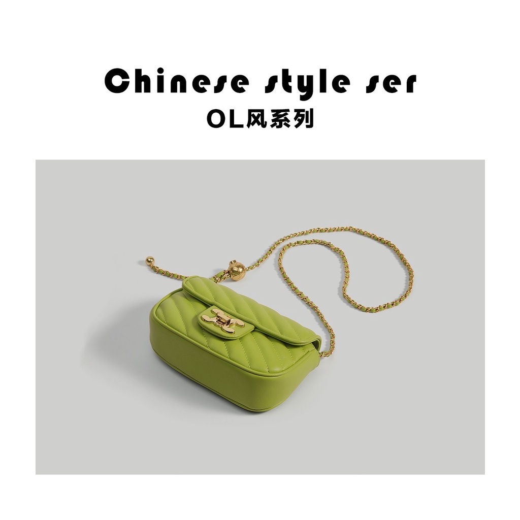 Túi xách đeo vai YUNFAN phối dây đeo sợi xích tùy chỉnh thời trang cho nữ