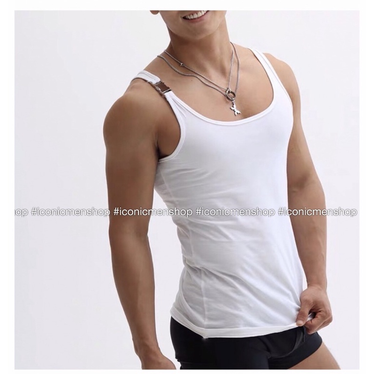 Ba lỗ nam khoá gài inox ,sexy và cá tính