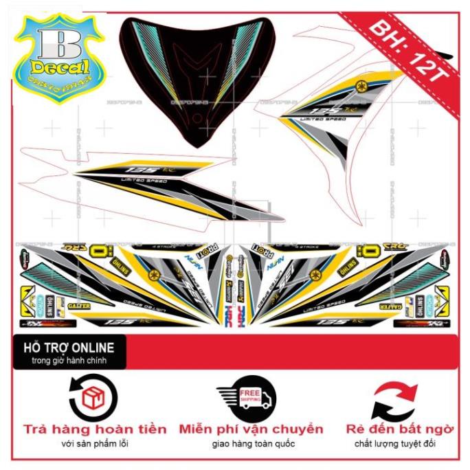 ( Quí khách vui lòng mang ra tiệm cho thợ dán ) Tem EX 2011 PHO DECAL DÁN XE TRẮNG [Bi Decal]