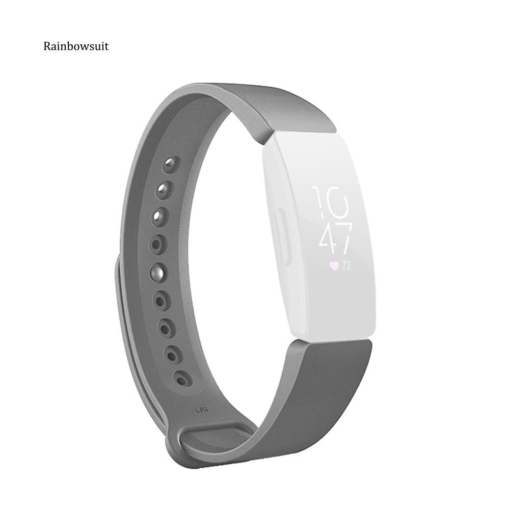 Dây đeo silicon chống nước thay thế cho đồng hồ thông minh Fitbit Inspire HR