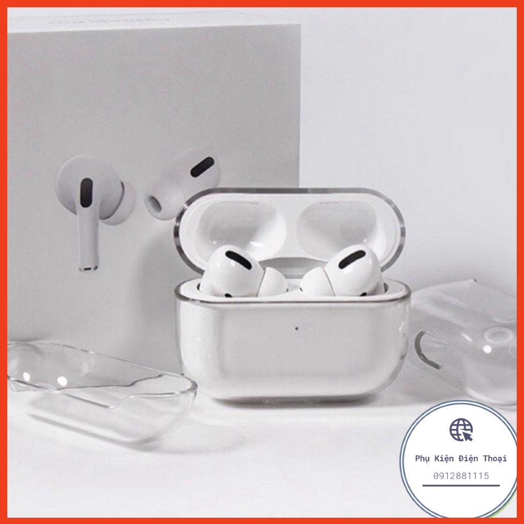 Case airpods pro ( airpod 3 ) 1 2  Vỏ bọc Clear silicon dẻo đựng tai nghe không dây trong suốt siêu đẹp