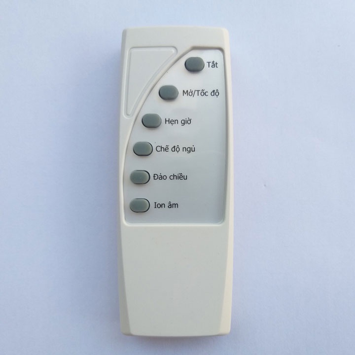 Bộ vỉ mạch quạt điều khiển từ xa remote Tiếng Việt, Tiếng Anh