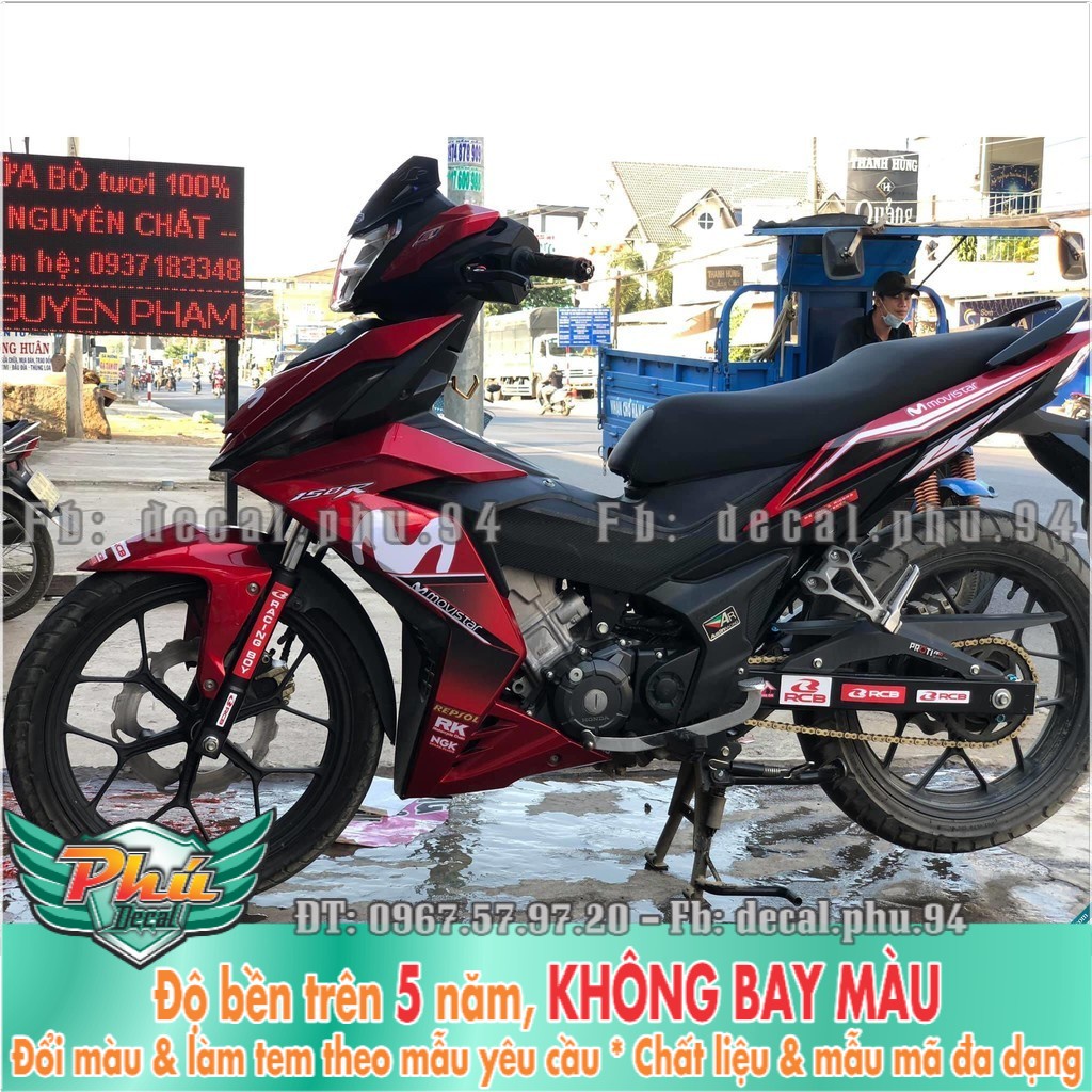 Tem rời Winner V1 đỏ đen movistar (X) -1