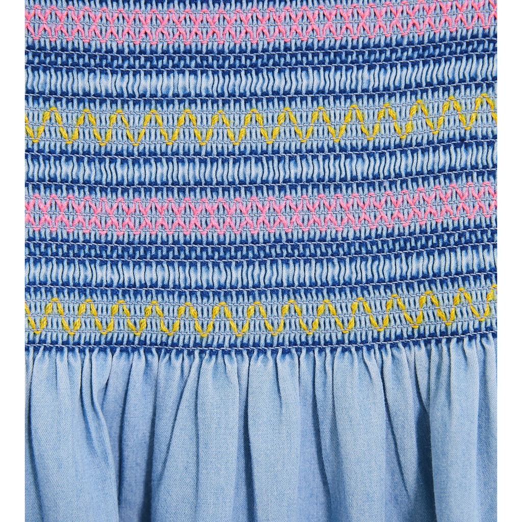 Đầm jean hở vai Zara cho bé gái 5-10T D216