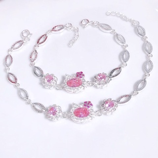 Vòng tay bạc kitty cho bé gái lớn, lắc tay kitty cho bé 5-7 tuổi Minh Thoa Silver