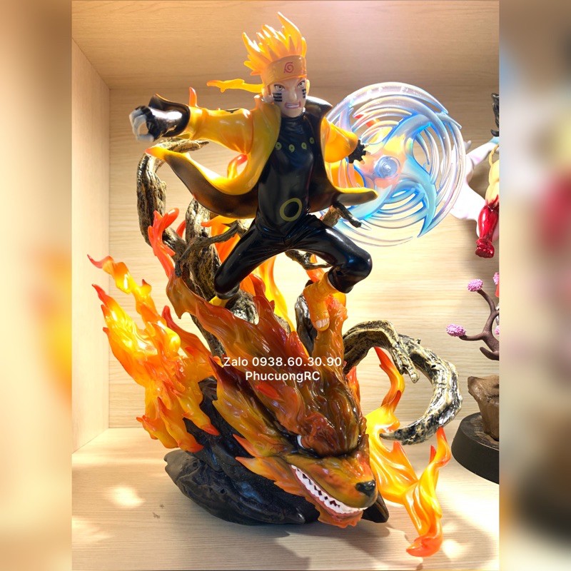 (Hết hàng) Mô hình Naruto shuriken Cửu Vỹ có Led 35cm