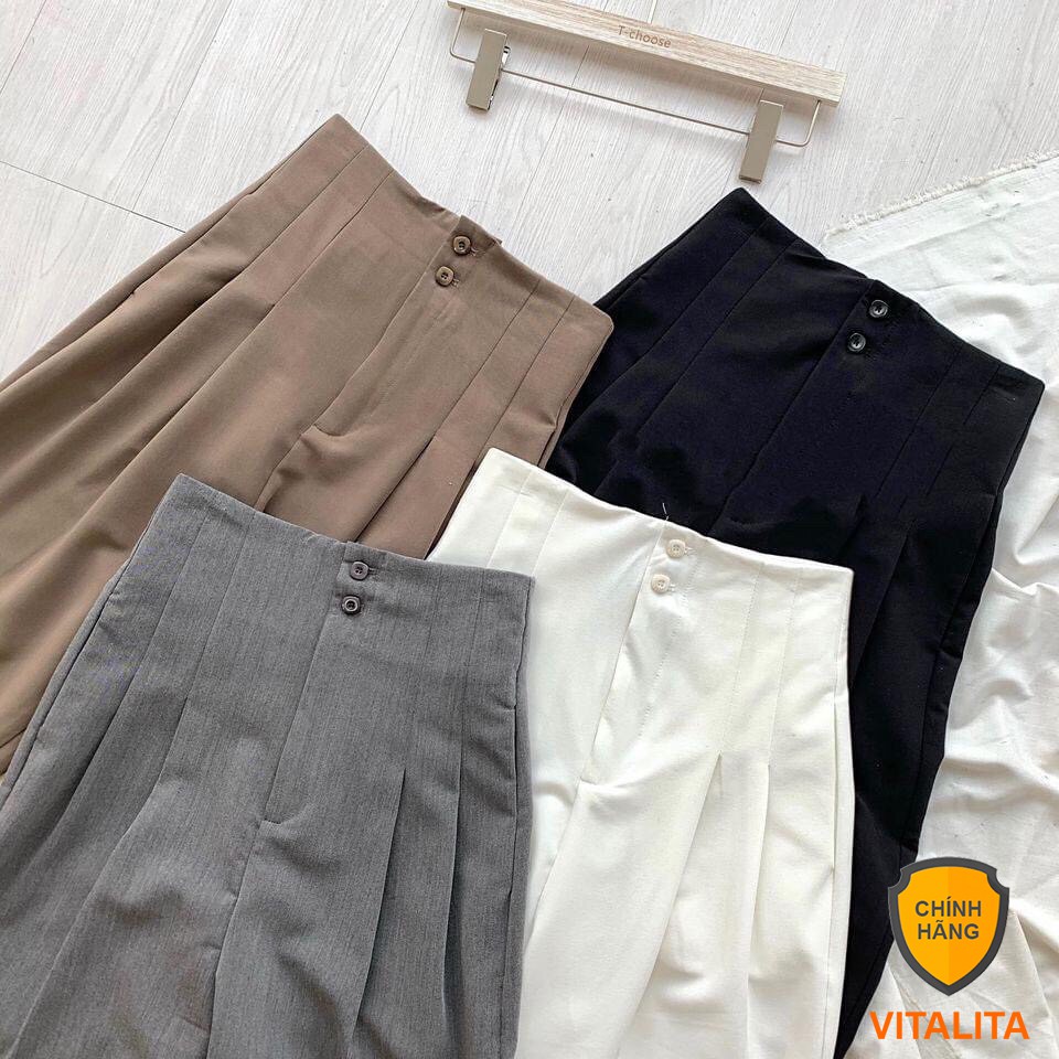 [Mã WASTMAY giảm 15% tối đa 30K đơn 150K] Quần Baggy nữ lưng cao cạp liền STYLE HÀN QUỐC - chất vải Cát Hàn | BigBuy360 - bigbuy360.vn