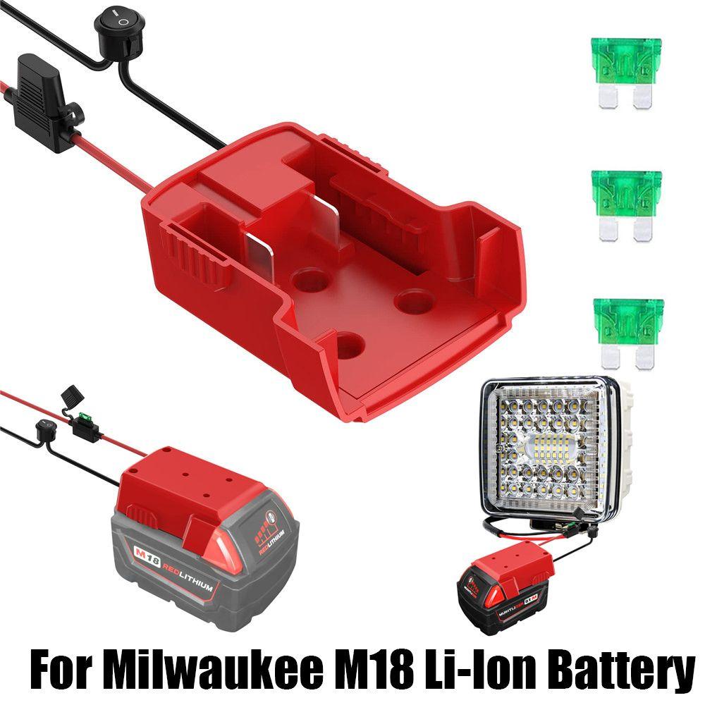 Bộ Chuyển Đổi Nguồn Điện Đầu Ra SHOUKEY Cho Pin Milwaukee M18 Li-Ion