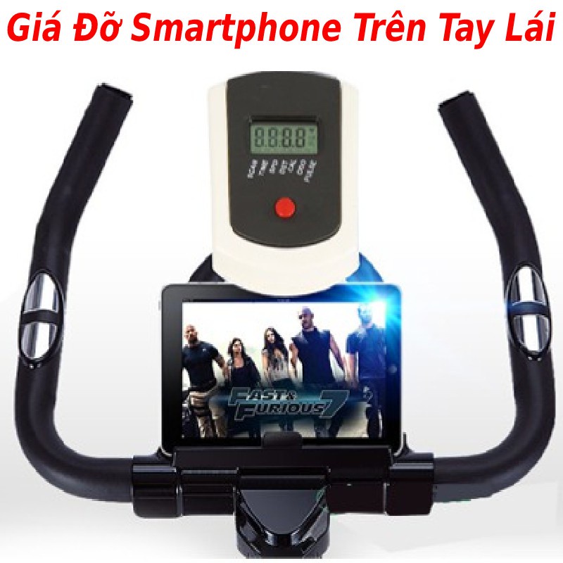 Xe Đạp Tập Thể Dục Tại Nhà SPIN BIKE Cao Cấp - Cảm Biến Nhịp Tim Full Bộ Phụ Kiện Đi Kèm