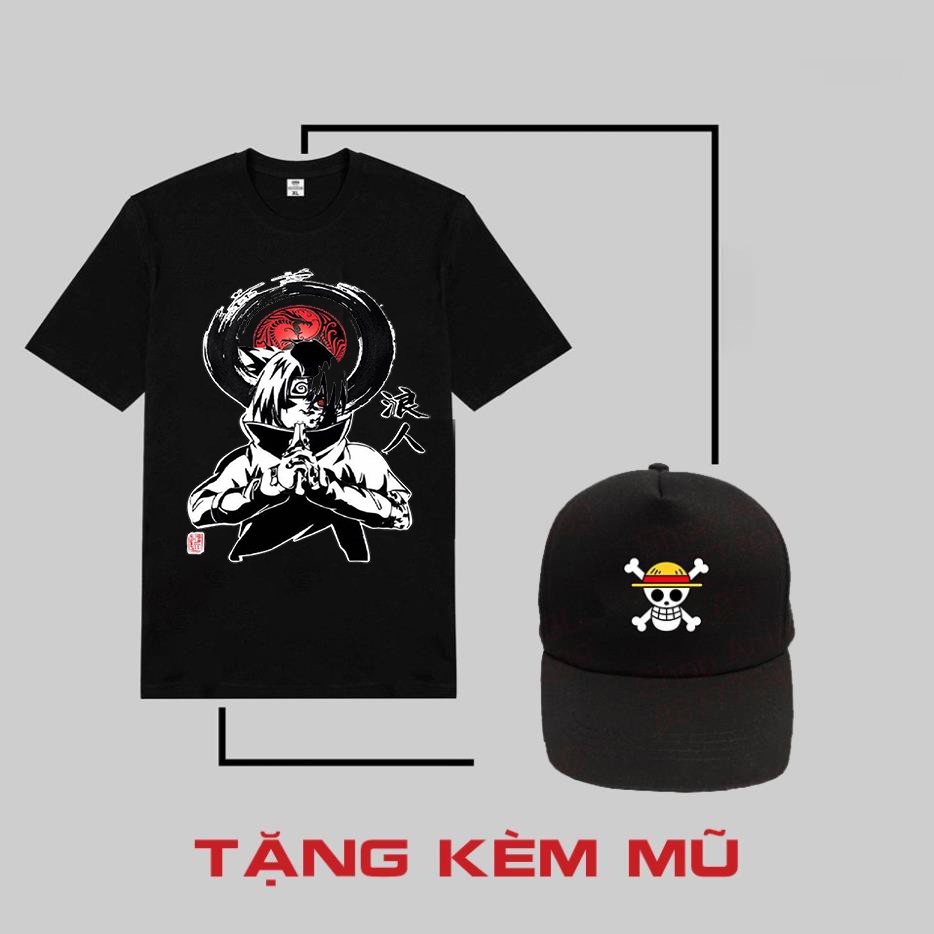 XẢ KHO 💥 BST Áo thun ONE PIECE Sasuke NAruto Itachi + KT OP HOT tặng kèm mũ 💘 | BigBuy360 - bigbuy360.vn