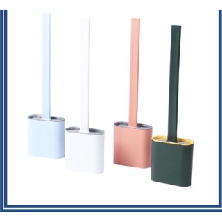 Chổi Cọ Nhà Vệ Sinh, Bộ Cọ Toilet Bồn Cầu Bằng SiliCon Có Giá Đựng Dán Tường