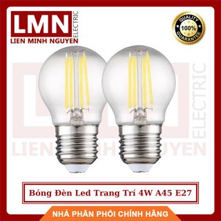 Bóng Đèn Led Trang Trí 4W A45 E27 Ánh Sáng Vàng  - Hàng Chất Lượng, BH 12 Tháng