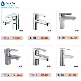 vòi lavabo nóng lạnh Luxta L1223