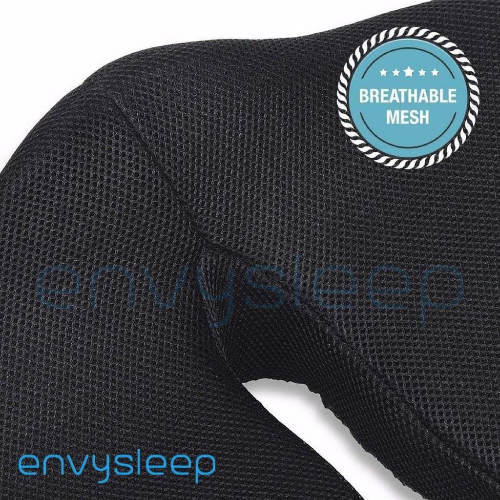 Combo Gối ngồi Cao su non Envysleep và silicon gót chân Envysleep, hỗ trợ đốt xương cụt, giảm đau lưng