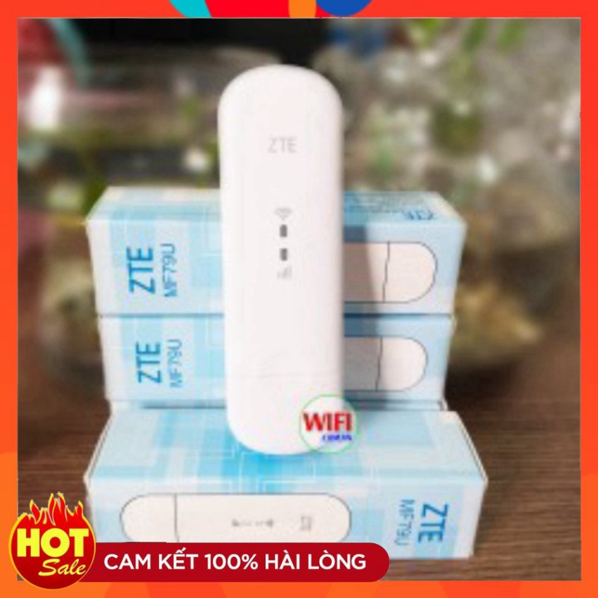HOT SALE USB Phát WiFi 3G/4G ZTE MF79U Tốc Độ 150Mbps. Hỗ Trợ 10 Kết Nối HOT SALE