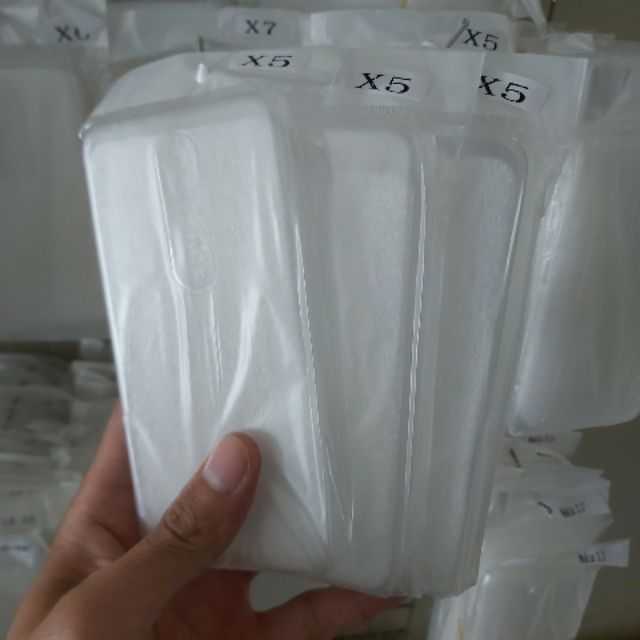 Bộ 3 chiếc ốp lưng silicon nokia X5 trong suốt (tặng kính cường lực cao cấp)