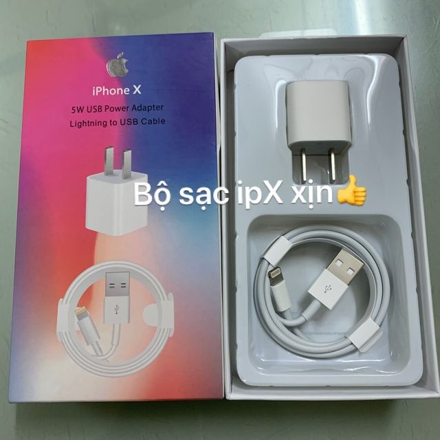 Bộ Sạc IPhone X Chính Hãng (sạc nhanh cho các dòng iphone)