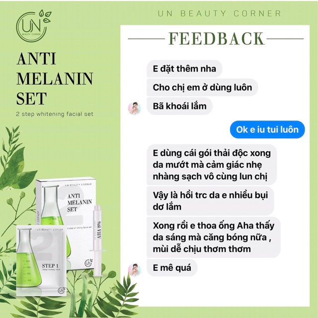 ANTI MALANIN SET Thải độc chì da