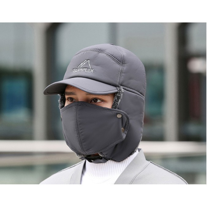 Mũ mùa đông Supplex Outdoor cực ấm có lưỡi trai