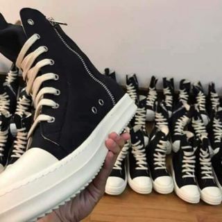 (FULL BOX) Giầy Rick Owens R.O cổ cao