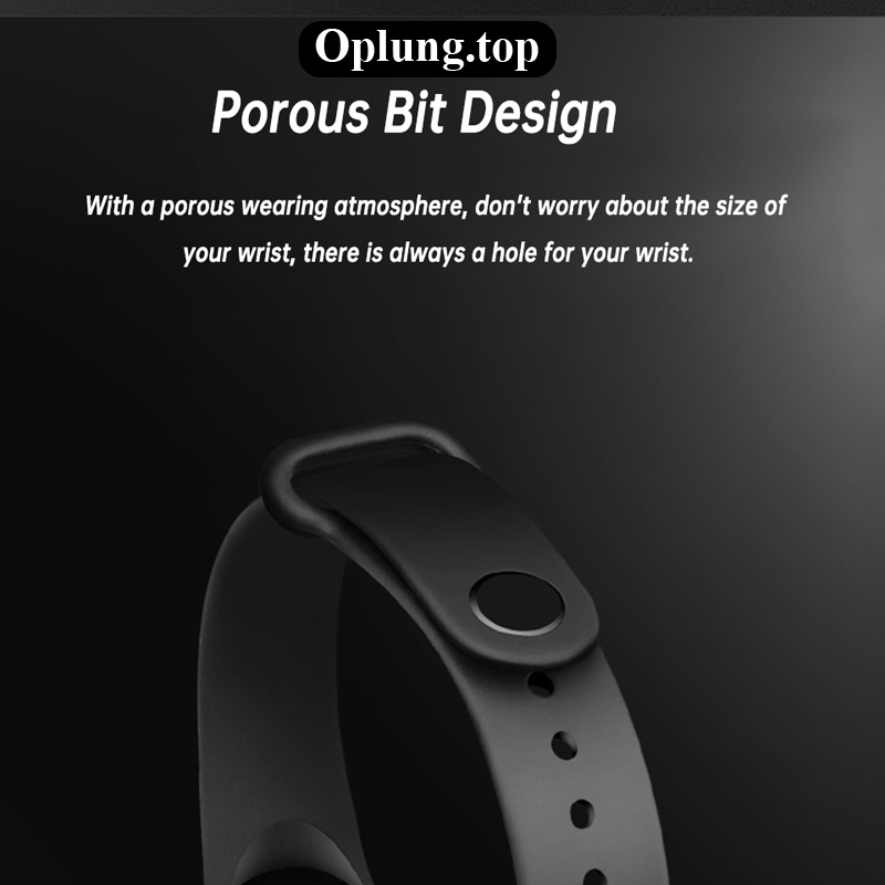 Dây đeo thay thế bằng Silicon nhiều màu cho Xiaomi Mi Band 3/4/5/6/7