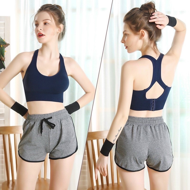 ÁO BRA TẬP GYM YOGA nâng ngực định hình 3 hàng móc cài | BigBuy360 - bigbuy360.vn