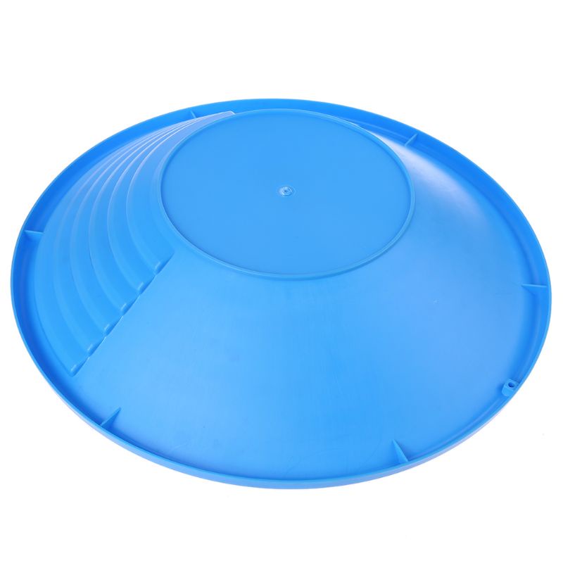Aoto Tô Nhựa Mini Chảo Vàng Kim Màu Xanh Lam