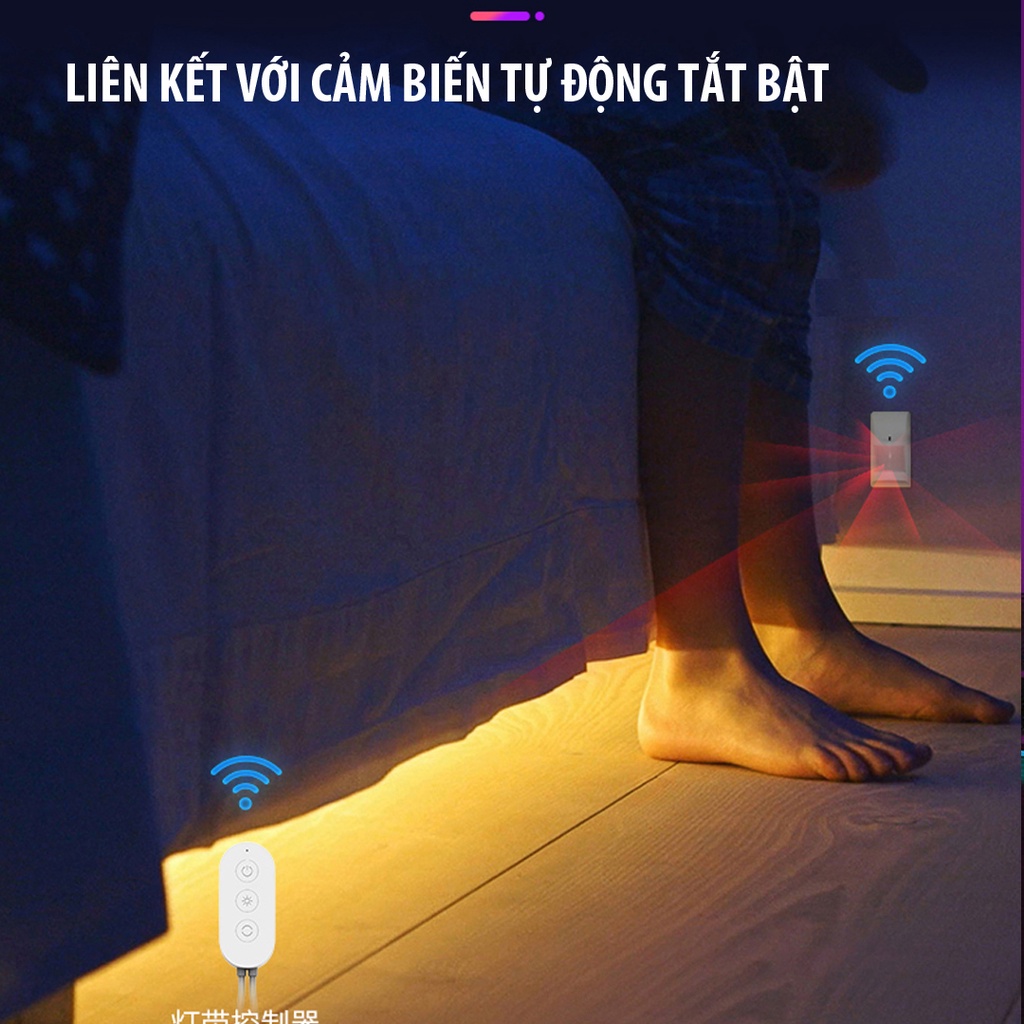 Đèn led trang trí thông minh Xiaomi Gosund. 16 triệu màu, cảm ứng theo nhạc , điều khiển qua app mihome.