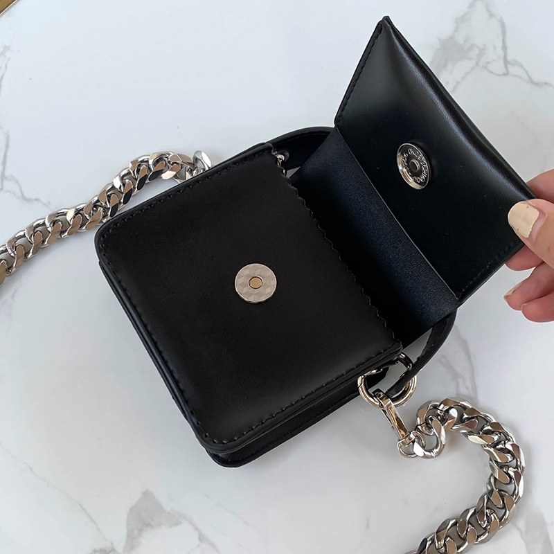 Túi đeo chéo Mini Bag siêu nhỏ kiểu dáng hộp vuông đựng phụ kiện hợp thời trang