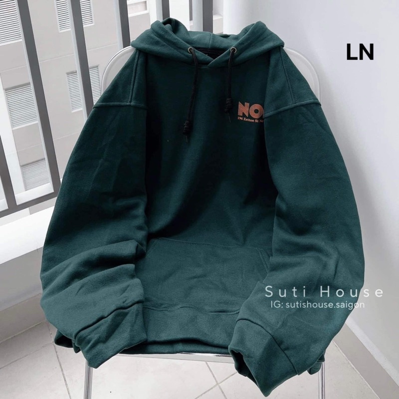 Áo hoodie noah xanh rêu