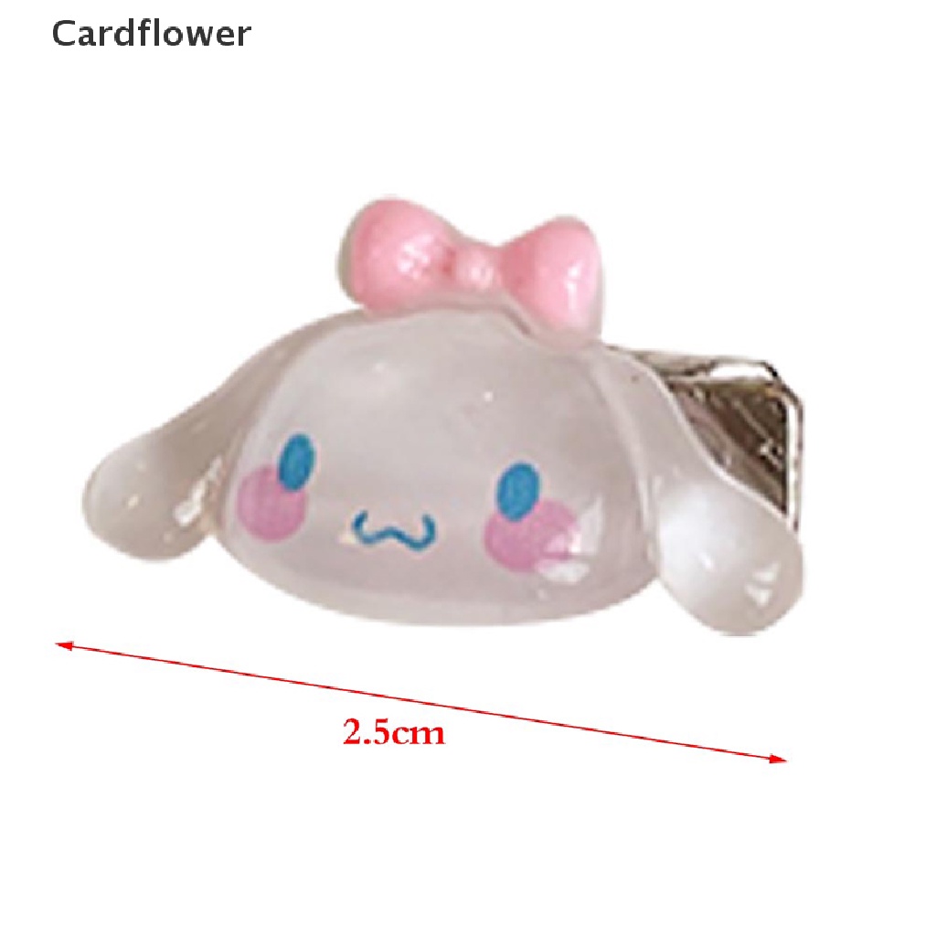 &lt; Cardflower &gt; 1 / 5 Kẹp Tóc Mini Họa Tiết Hoạt Hình Cún Sanrio Ngọt Ngào Và Hoang Dã Dễ Thương Dành Cho Nữ Sinh