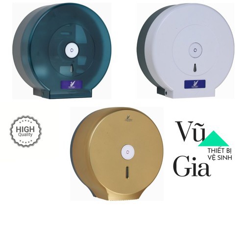 (HỎA TỐC)HỘP ĐỰNG GIẤY VỆ SINH CUỘN LỚN 3 MÀU (Hàng loại 1) - KXO-2013ABC