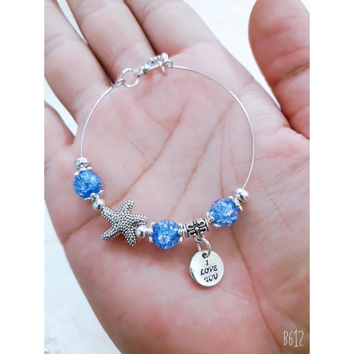 Vòng tay đá bọt tuyết 8mm - phong cách trẻ trung