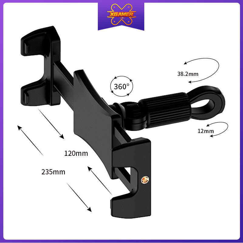 Giá Đỡ Điện Thoại Gắn Lưng Ghế Xe Ô Tô 4.5-1.5 Inch