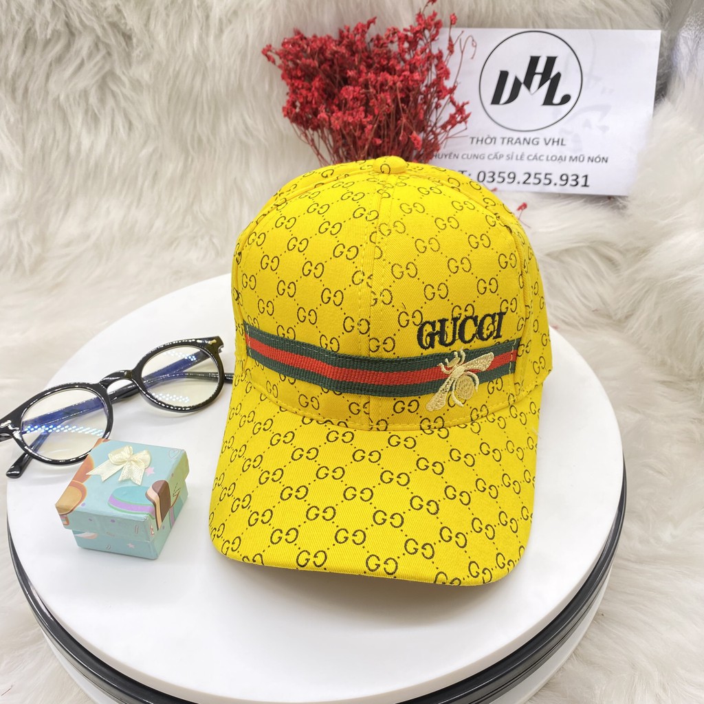 Mũ lưỡi trai GUCCI BEE vải Kaki dày siêu chất và ngầu _(Ảnh thật) – GC3