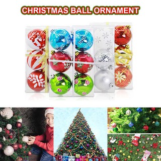 Bộ 6 quả cầu treo trang trí cây thông Noel